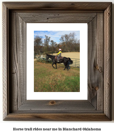 horse trail rides near me in Blanchard, Oklahoma